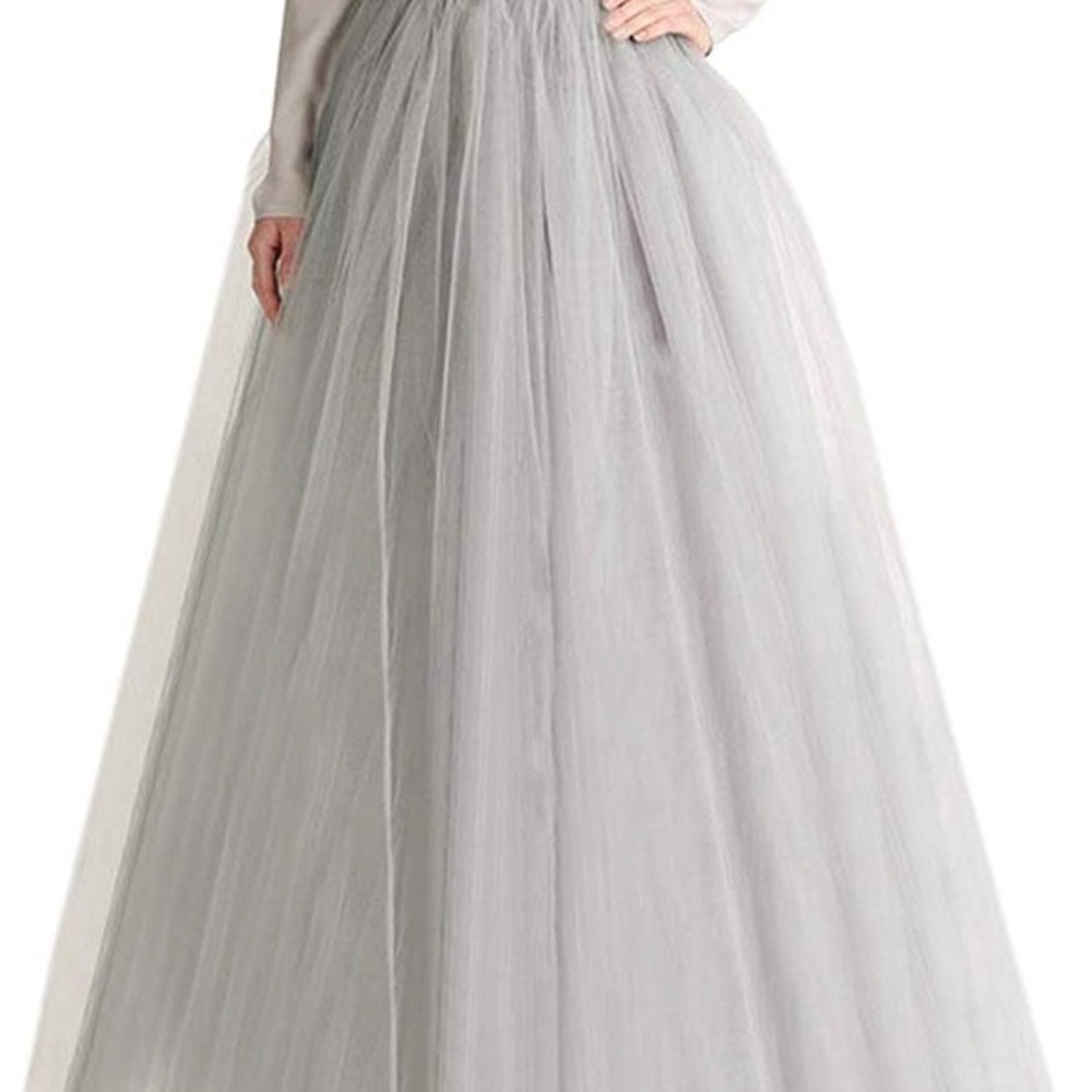 Maxi Long Tulle Skirt for Women
